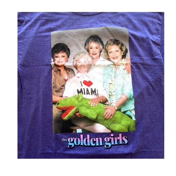 NEW GOLDEN GIRLS Graphic T SHIRT LG TEE Men's Women's I Heart Miami Cotton Blend - Picture 2 of 6